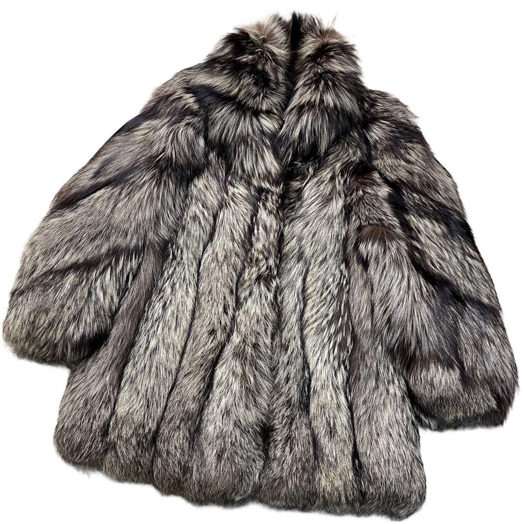 ジャケット・アウター SAGA FOX Silver Fox Long Coat 120cm ジャケット・アウター SAGA FOX Silver Fox Long Coat 120cm
