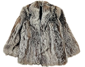 VTG 80s Saga Fox Silver Label Fur Jacket - Etsy