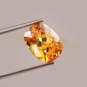 12x9 MM Ravishing Colour Yellow Sapphire : AAA Quality Gemstone For Making Luxury Jewellery | Gift For Her .