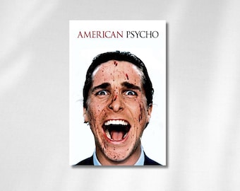 American Psycho Movie Poster | Christian Bale Horror Thriller (Digital Download)