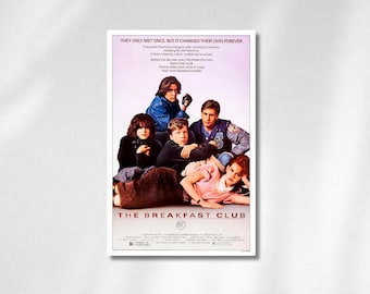 Póster de El Club de los Cinco / Impresión de película juvenil de los 80 (descarga digital)