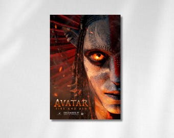 Póster de Avatar: Fuego y Ceniza - Arte cinematográfico de ciencia ficción (Descarga digital)