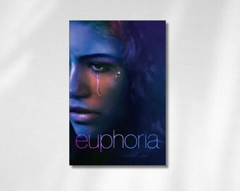 Póster de la serie Euphoria / Zendaya / Decoración de pared de la serie de HBO (Descarga digital)