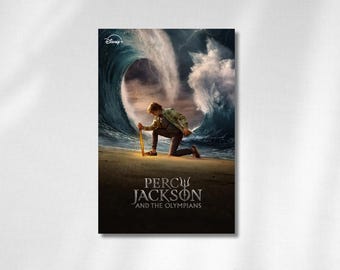 Póster de la serie Percy Jackson de Disney+ / Arte de la mitología griega (descarga digital)
