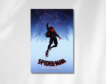 Póster de la película Spider-Man: Un nuevo universo: Arte mural de superhéroes de Marvel (Descarga digital)