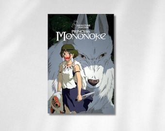 Princess Mononoke Poster | Studio Ghibli Anime Art (Digital Download)