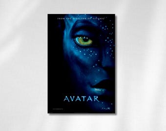 Póster de la película Avatar / Impresión de la película de ciencia ficción de James Cameron (Descarga digital)