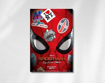 Póster de Spider-Man: Lejos de casa: Impresión de la película Marvel (Descarga digital)