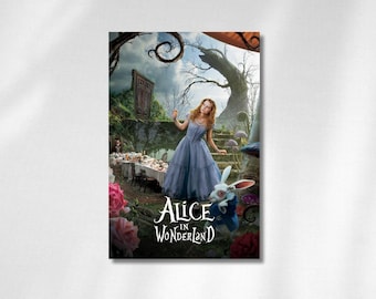 Alice in Wonderland 2010 Movie Poster | Tim Burton Fantasy Art (Digital Download)