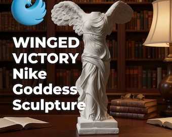 Winged Victory of Samothrace Statue – Nike Goddess Sculpture | Classical Greek Roman Art Decor