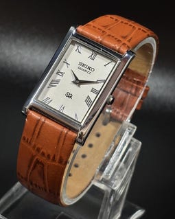 SEIKO TANK セイコータンク スクエア ローマン 稼働品 実用 Vintage