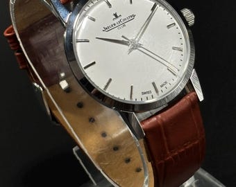 ヴィンテージ ジャガー・ルクルト クラブ：シルバー文字盤、手巻き