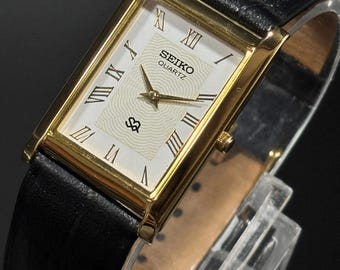 ヴィンテージ SEIKO 6430 タンク ローマン文字盤 稼働品 美品 希少