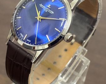 ヴィンテージ ジャガー・ルクルト クラブ：シルバー文字盤、手巻き