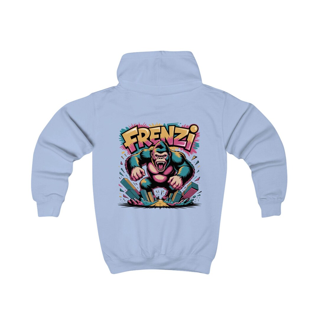 King Kong Graffiti Kids Hoodie | Streetwear Frenzi Design - Etsy