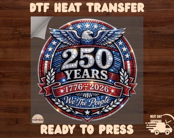 USA 250th Anniversary Dtf, 1776-2026 America Faux Rhinestone, Patriotic Fourth Of July Ready To Press, Independence Day