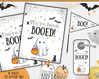 You've Been Booed Halloween Game Printable Set (PDF)