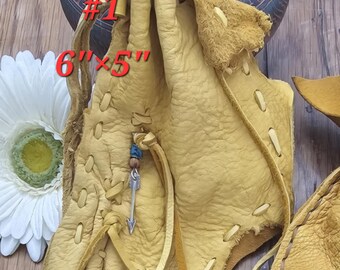 Native American Medicine Bag, Buckskin, Elkskin, Medicine Pouch