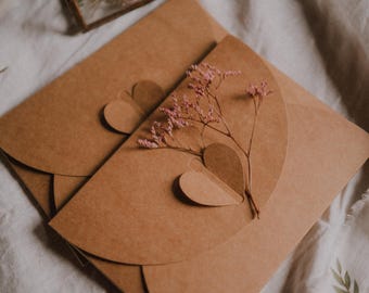 1x Kraft Envelopes, 4x6 Photo Box, Client Present, Print Packaging, Wedding Gift, Keepsake
