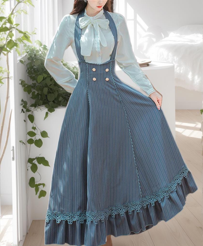 princess polly baby blue dress Dark Gothic Corset Dress by Silent Manor Available on website ✨ Search:  SM190 main image 0