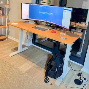 Electric Height Adjustable Standing Desk: Ergonomic Sit Stand Desk