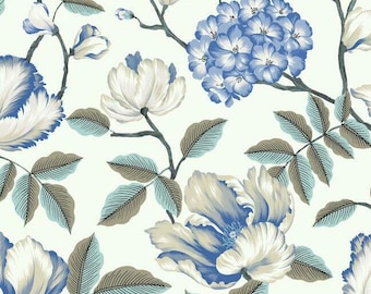 Morning Garden Wallpaper- White GR5903