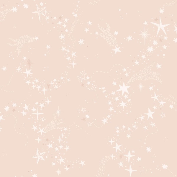 Stjärnhimmel Wallpaper- Rosa