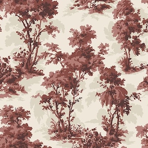 Papier peint forêt rubis Sainsbury