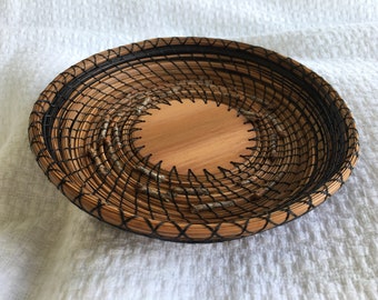 Charming pine needle basket