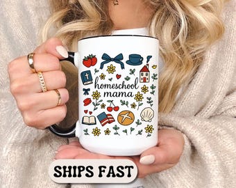 Homeschool Mom Mug Homeschool Coffee Mug Homeschool Mama Mug Homeschool Mom Gift Christian Homeschool Mug Homeschool Teacher Gifts