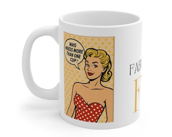 Mok - Single borstamputatie humor 11oz witte mok - wie heeft er meer dan één kop nodig?