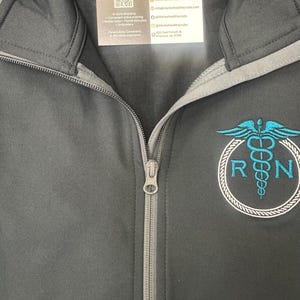 Personalisierte Krankenschwester bestickte Jacke