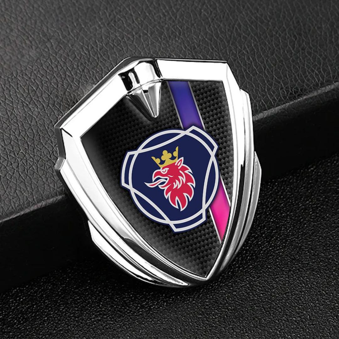 Scania R620 Metal Emblem – Strong Self-adhesive Car Sticker Logo Badge ...