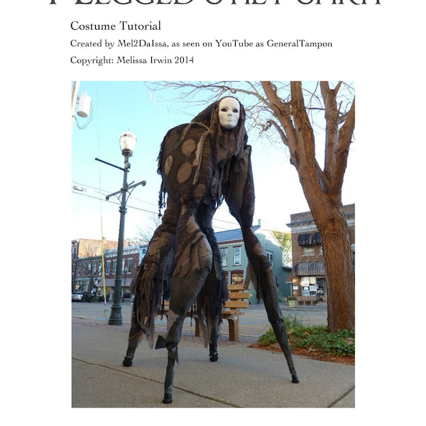 4 Legged Stilt Spirit Halloween Costume Tutorial - As Seen on YouTube - Immediate download!