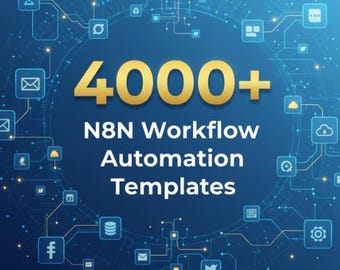 4000+ N8N Automation Templates | AI Integration (Digital Download)