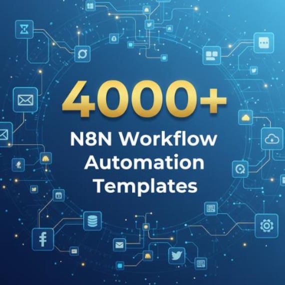 4000+ N8N Automation Templates | AI Integration (Digital Download)