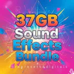 Pakiet Ultimate Sound 37 GB | Ponad 10 000 efektów dźwiękowych, pętli audio i wokali | Pakiet SFX do pobrania w wersji cyfrowej
