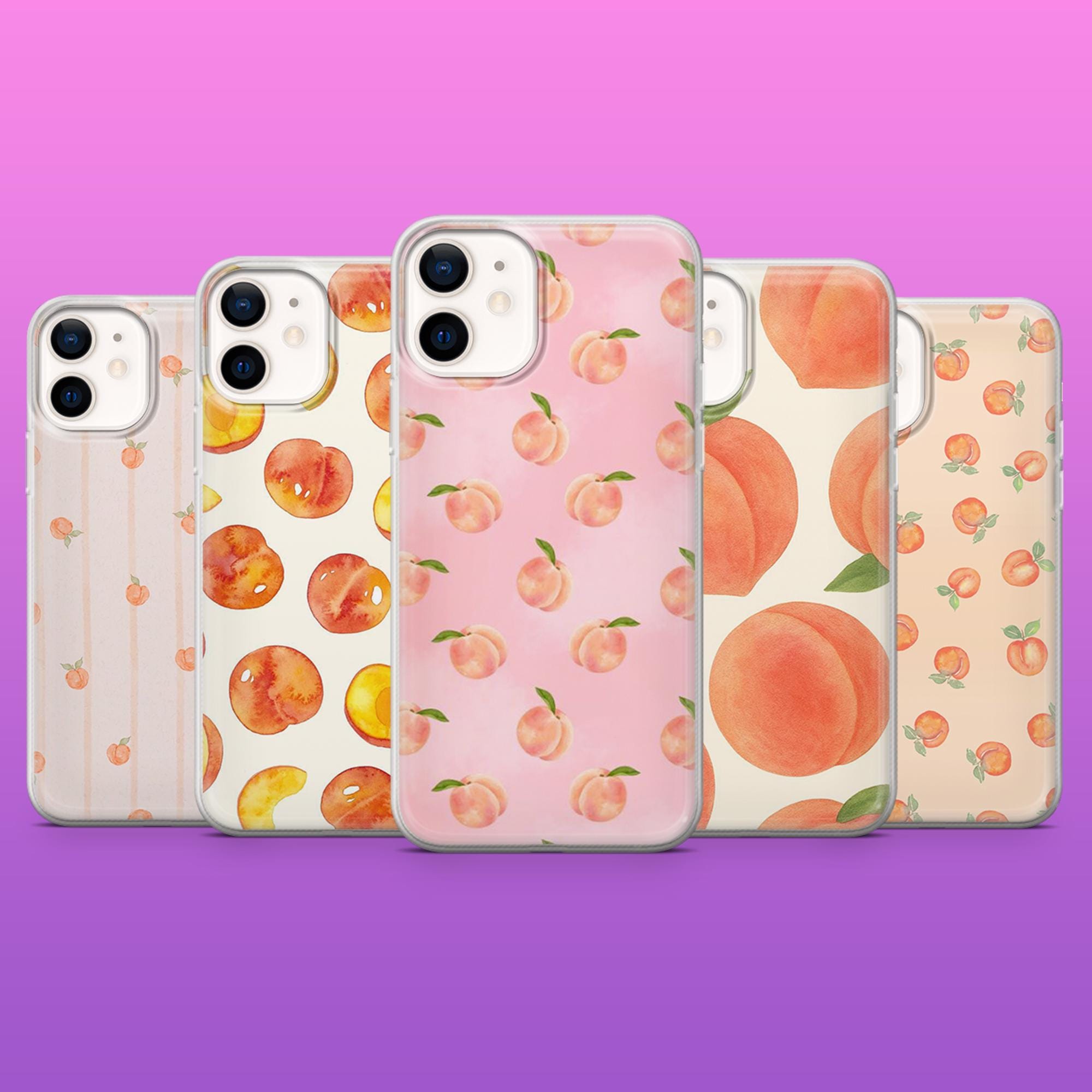 Peach phone case - Etsy 日本