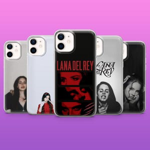 Lana Del Rey Phone Case Famous Singer Cover for iPhone 17Pro, 16, 15, 14, 13, 12, Samsung S25, S24, S23Fe, S22, A16,A26, A56, Pixel 10, 9Pro