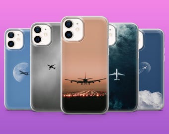 Étui de téléphone avion pour pilote, iPhone 17Pro, 16, 15, 14, 13, 12, Samsung S25, S24, S23Fe, S22, A16, A26, A56, Pixel 10, 9Pro