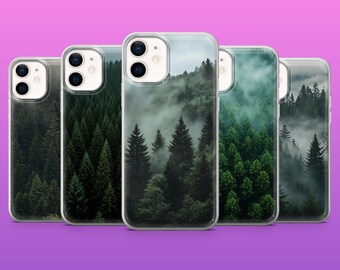 Forest Phone Case Green Woodland Nature Cover for iPhone 17Pro, 16, 15, 14, 13, Samsung S25, S24, S23Fe, S22, A16, A26, A56, Pixel 10, 9Pro
