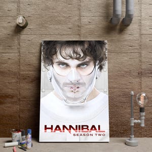 Hannibal-poster, Will Graham-muurkunst, muurdecoratie tv-serie, ingelijste canvasafdruk, tv-showposter cadeau