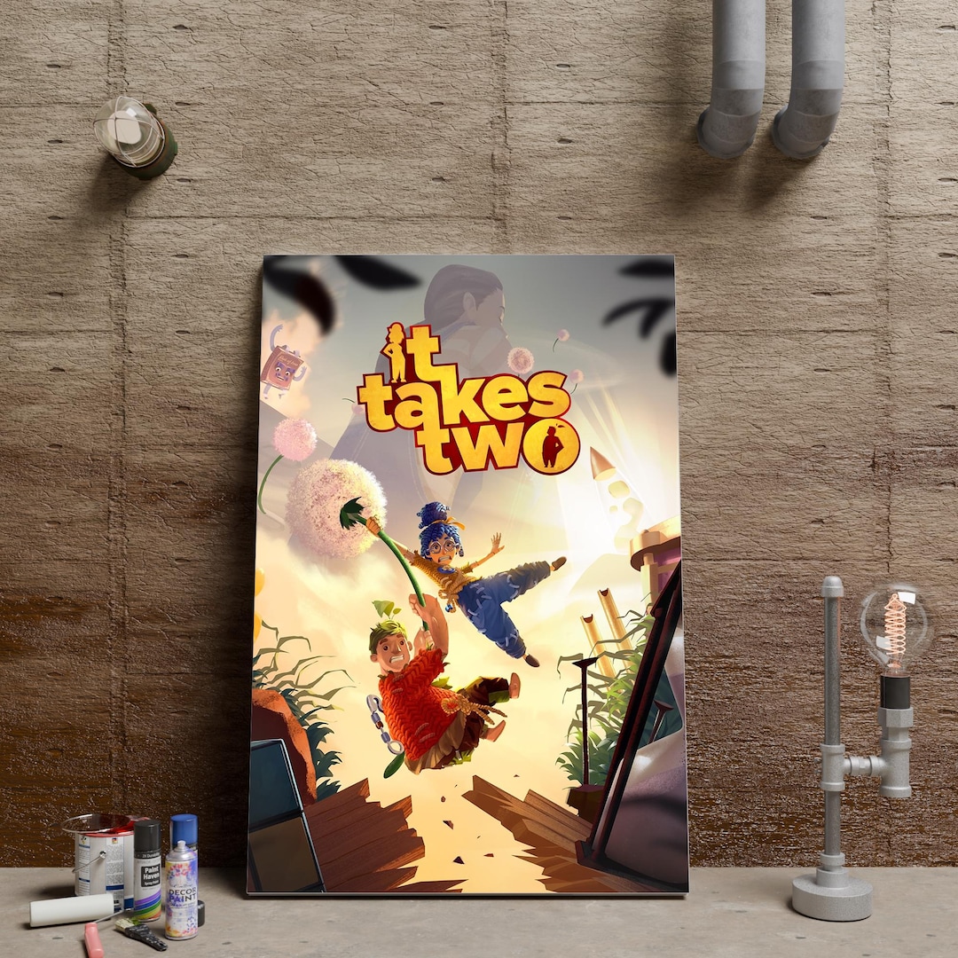 It Takes Two Poster, May and Cody Wall Art, Co-op Adventure Art Print ...