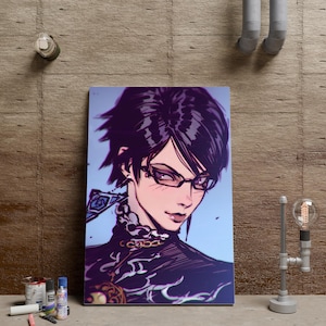 Poster di Bayonetta, Cereza Wall Art, Decorazione murale di videogiochi, Stampa su tela senza cornice, Poster di videogiochi in regalo