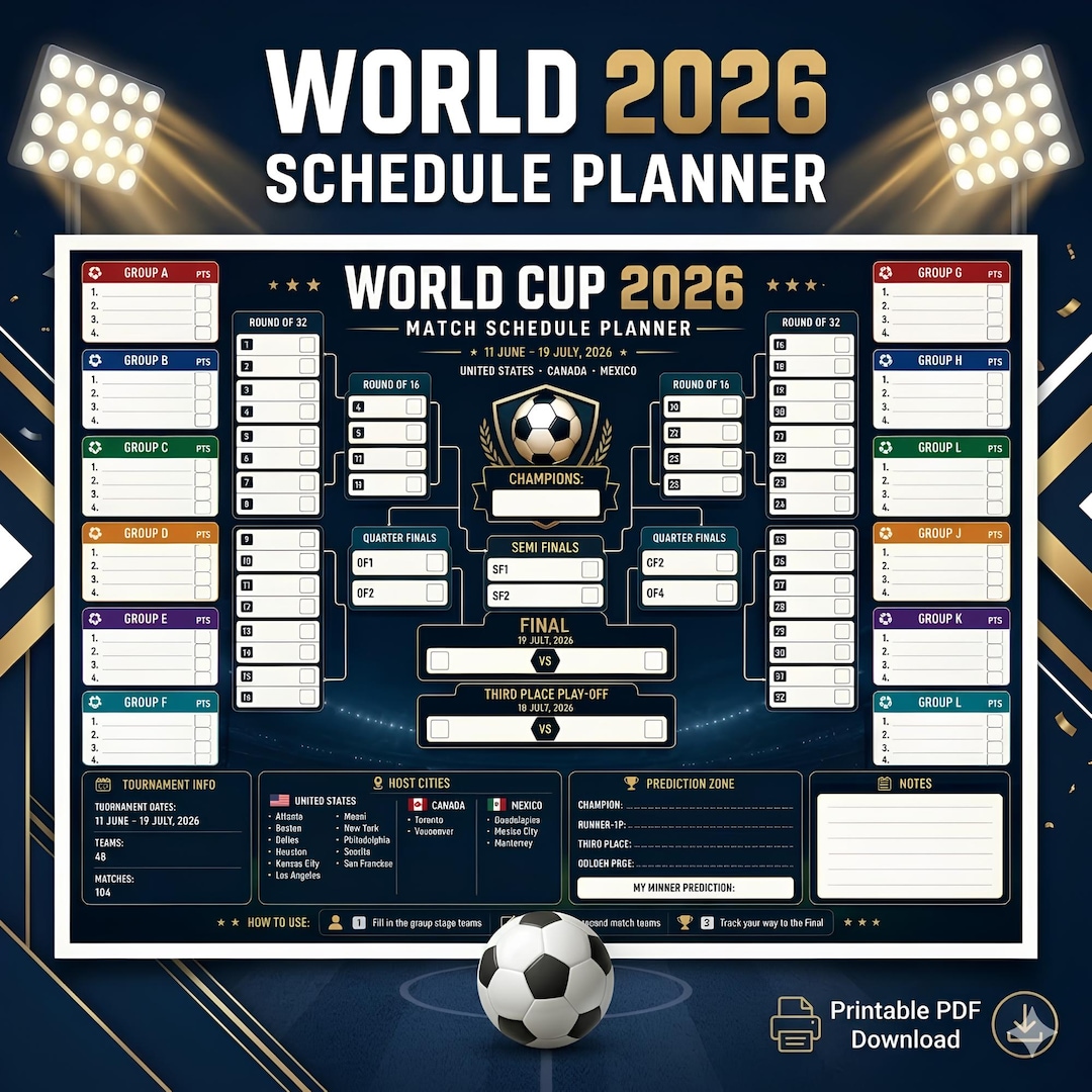World Cup 2026 Schedule Planner Printable Soccer Bracket Tracker All world-cup-2026-schedule-planner-printable-soccer-bracket-tracker-all