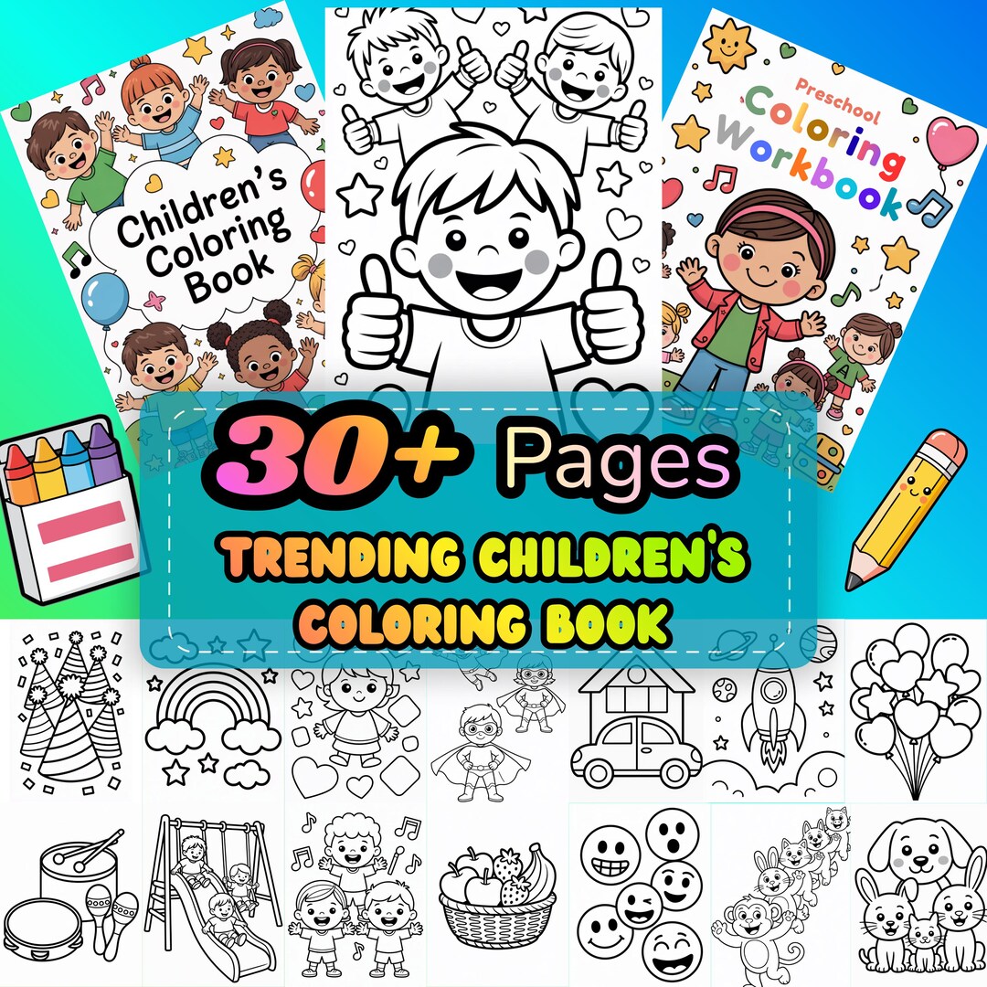 30+ Coloring Pages Bundle PLR Kids & Adults - Etsy Canada