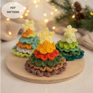 Crochet Christmas Tree Pattern: Backpack Charm & Scrap Yarn Crochet PDF Tutorial