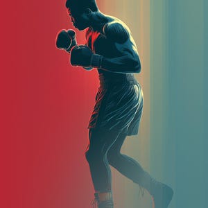 Muhammad Ali Ring Moments Mobile Wallpapers Set: 5 Cinematic Heavyweight 4K Designs (Digital Download)
