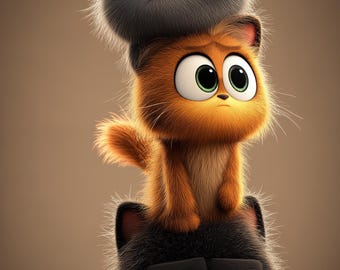 Kawaii Big-Eyed Cats Mobile Wallpaper: 9 Anime Style 4K Backgrounds (Digital Download)