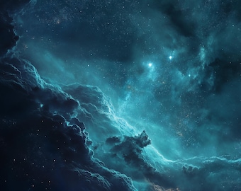 Galaxy Mobile Wallpaper: Starry Night Sky 4K Backgrounds (Digital Download)